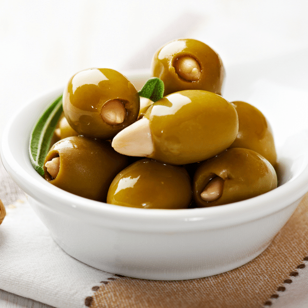 Olive Farcite alle Mandorle – Włoskie Oliwki Zielone Faszerowane Migdałami